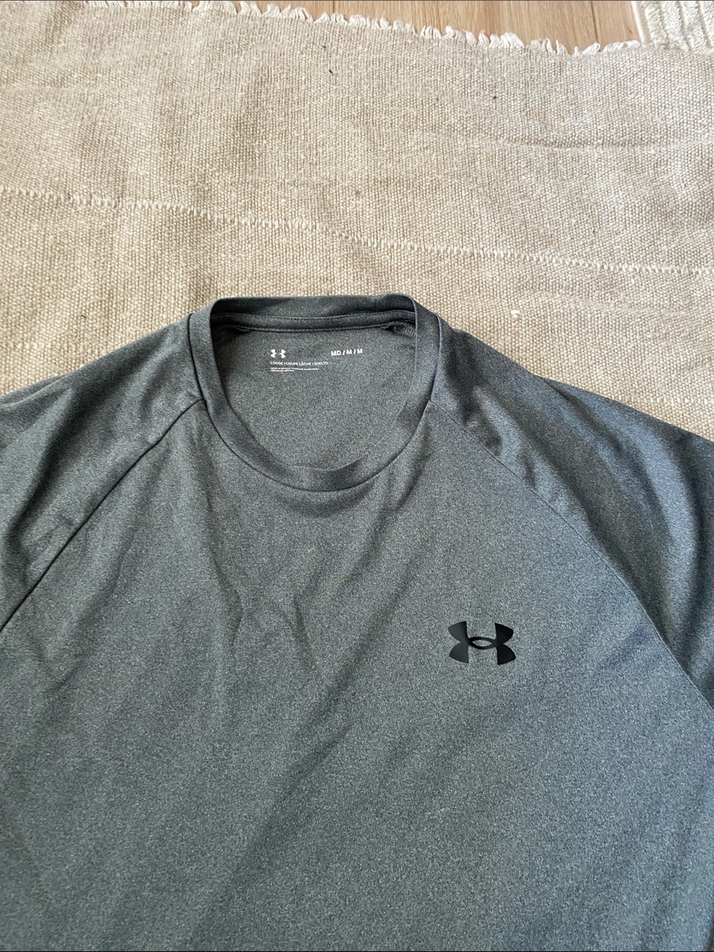 Under Armour Gray Performance Crew Neck Tee